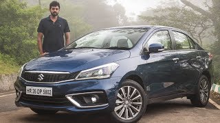 2018 Maruti Ciaz Facelift Review  Comfortable Not Dynamic  Faisal Khan [upl. by Naillig]