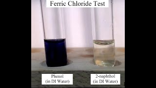 Ferric Chloride Test for Phenols [upl. by Levey]