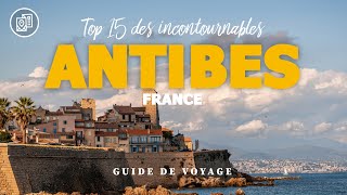 Top 15 des incontournables dAntibes France [upl. by Ruhtracam390]