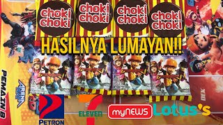 Unboxing choki choki boboiboy medallion AR dari kedai berlainan boboiboy boboiboygalaxy [upl. by Ackerley]