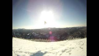 Snowkite freestylefreeride Gaspésie 2 [upl. by Isiad144]