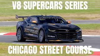 iRacing V8 Supercars at Chicago  AI Practice Race [upl. by Wiles736]