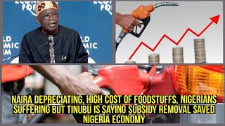 Subsidy Removal saved Nigeria Economy says Tinubu admist Nigerians going through Hell under his Govt [upl. by Yliram437]