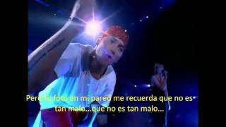 Eminem ft Dido  Stan Traducida y Subtitulada al Español HD  Live in London [upl. by Gaspar]