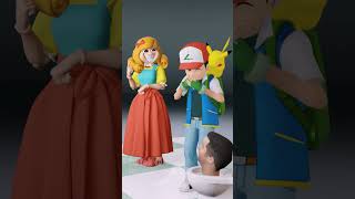 Pikachu amp MISS DELIGHT 2 ft Skibidi Toilet Whos that Pokémon 40 pokemon memes [upl. by Esirtal]