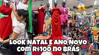 Bras hojee DESAFIO R100 LOOK NATAL E ANO NOVO  tour e comprinhas masculinas 💸😍 [upl. by Aneeuq]