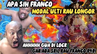 PASCOL DI LOCK‼️GUA DI LOCK MULU B4B1 GAK ADA SKIL KAU FRANCO B4B1‼️ [upl. by Juta]