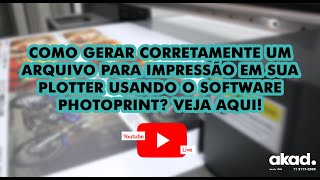 Como gerar corretamente um arquivo para impressão em sua plotter usando o software photoprint [upl. by End]