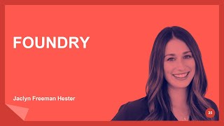 Foundrys Approach to Investing in EarlyStage VC Funds with Jaclyn Freeman Hester [upl. by Nilekcaj]