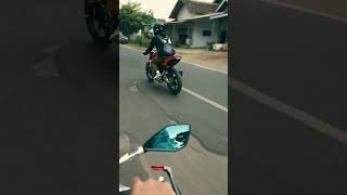 POSISI RIDING KETIKA STANG NEW CB150R DIBUAT UNDERYOKE [upl. by Parshall687]