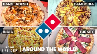 Popular Dominos Pizza Toppings Around The World [upl. by Animsaj722]