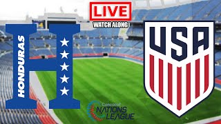 Honduras vs USA LIVE STREAM CONCACAF Nations League SemiFinal Soccer Match USMNT Watchalong [upl. by Nivrem]