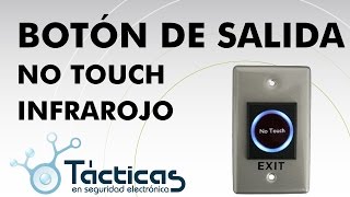 Boton de salida NO Touch Control de acceso y asistencia OTA710 [upl. by Ynaffad133]