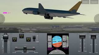 Airlines Commander Boeing 777 Full Flight [upl. by Ahsika]