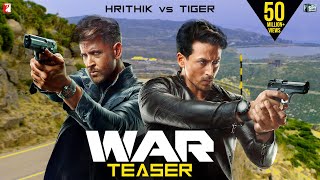 War Teaser  Hrithik Roshan  Tiger Shroff  Vaani Kapoor  4K UHD Teaser [upl. by Gasper]