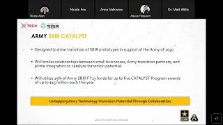 Army SBIR CATALYST Program Webinar 20230206 [upl. by Castorina443]