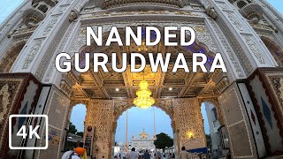 Nanded Gurudwara Walking Tour 4K Hazur Sahib Nanded [upl. by Ramiah803]