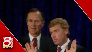 How WISHTV Helped Introduce the World to Vice Presidential Nominee Dan Quayle [upl. by Bowman]