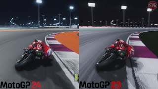 MotoGP 23 Vs MotoGP 24 Comparison [upl. by Victoir698]