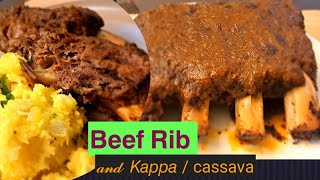 ബീഫ് റിബ്ബും കപ്പയും 🥰Beef RibOven Baked Beef Ribs Recipe  How to make Ribs in the Oven [upl. by Airogerg]