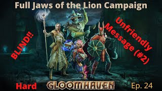 Unfriendly Message 2nd Attempt  Gloomhaven Jaws of the Lion  Episode 24 [upl. by Sidnal665]