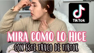 Truco de TIKTOK para respingar tu nariz en 1 DIA O  TIP nariz bonita [upl. by Ordnasil949]