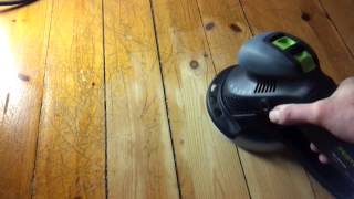 Slipa golv med Festool Rotex RO150 [upl. by Mildrid]