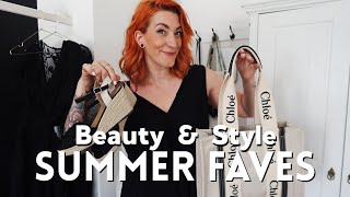 Summer Essentials Meine Favoriten im Sommer Taschen Schuhe Beauty Bademode  Sabrina Sterntal [upl. by Randene]