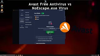 NoEscapeexe Virus vs Avast Free Antivirus noescapeexe avastfreeantivirus [upl. by Lebazi]