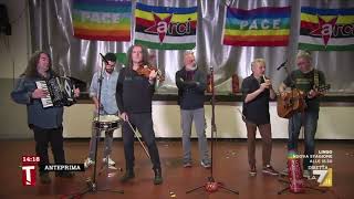 Modena City Ramblers  Bella Ciao liveLa7 25 aprile 2023 [upl. by Witt]