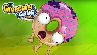 Grossery Gang Cartoon  FLYING DONUT  Cartoons for Children [upl. by Mehsah921]