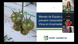 SEMINARIO TOMATE Prácticas en invernaderos y el manejo de equipo para prevenir virus [upl. by Amadeo]