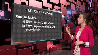 Emploi de la virgule [upl. by Rondi]