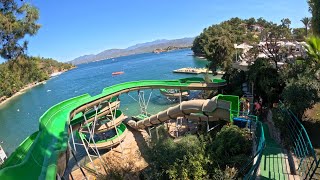 Water slide at Letoonia Club amp Hotel Fethiye Turkey 🇹🇷 travel turkeyholiday holiday short [upl. by Rooker206]