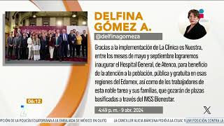 Más de mil centros participan en el esquema IMSSBienestar en el Edoméx  Noticias con Francisco Zea [upl. by Enos]