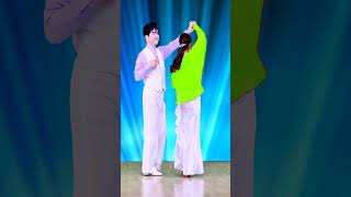 지루박 눈으로 익히기 16325 트로트 사교댄스 프로사교 부르스 koreasocialdance socialdance youtubeshorts 콜라택 ktrot [upl. by Fidole]