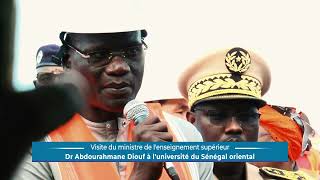 Dr Abdourahmane Diouf a effectué une visite à luniversité du Sénégal Oriental [upl. by Falcone]