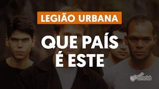 Que País É Este  Legião Urbana aula de baixo [upl. by Plume]