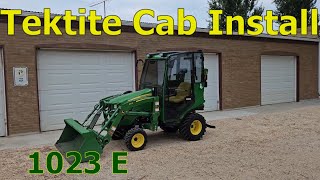 Tektite Cab Install On John Deere 1023 E [upl. by Aker]