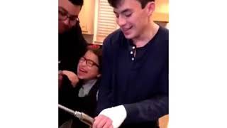 Brother washes lil sisters hand after she held hands with a boyfunny af [upl. by Delora]