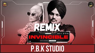 INVINCIBLE REMIX  Sidhu Moose Wala  Stefflon Don l Steel Bangelz  The Kidd  Ft PBK Studio [upl. by Swor301]