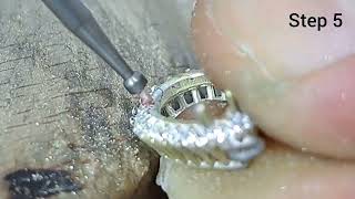 Jewelry Stone Setting Process  Jewellery Manufacturer and Supplier [upl. by Adigun]