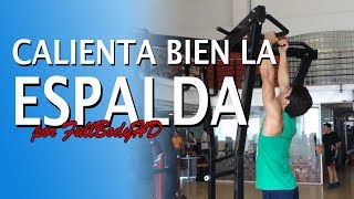 Entrenamiento de Espalda Ejercicio para calentar la espalda [upl. by Homere]