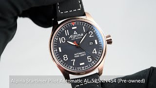 Alpina Startimer Pilot Automatic AL525NN4S4 Preowned [upl. by Ollayos237]