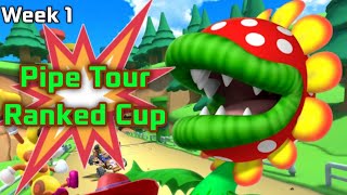 Mario Kart Tour  Pipe Tour Ranked Cup Week 1 [upl. by Lissi]