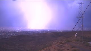 Huge bolt of lightning over Phoenix [upl. by Nnaylrebmik719]