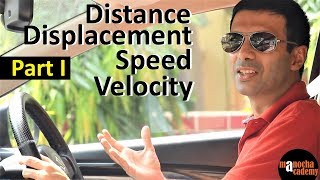 Distance Displacement Speed and Velocity [upl. by Abbott]