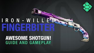 Borderlands 3 Shotgun  Iron Willed Fingerbiter Guide and Gameplay [upl. by Selwyn]