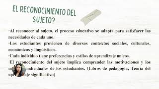 Relación entre contextos y tendencias educativas pedagógicas y didácticas [upl. by Mukul]