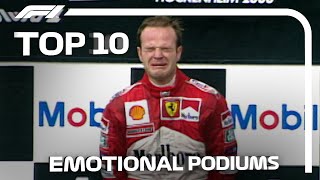 Top 10 Emotional Podiums [upl. by Akcirahs986]